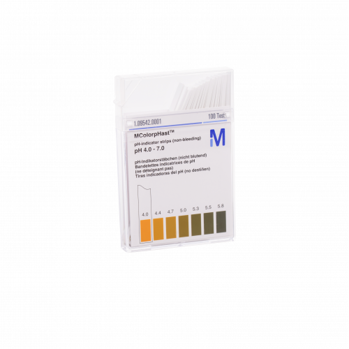 Test pH veau 4-7 - Boîte de 100 bandelettes Test pH veau 4-7 - Boîte de 100 bandelettes
