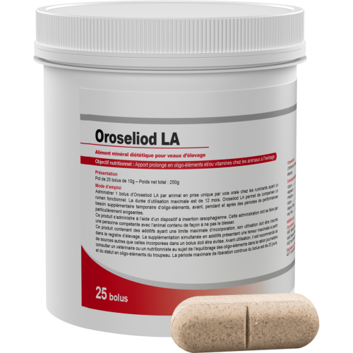 Oroseliod LA - Pot de 25 bolus Oroseliod LA - Pot de 25 bolus